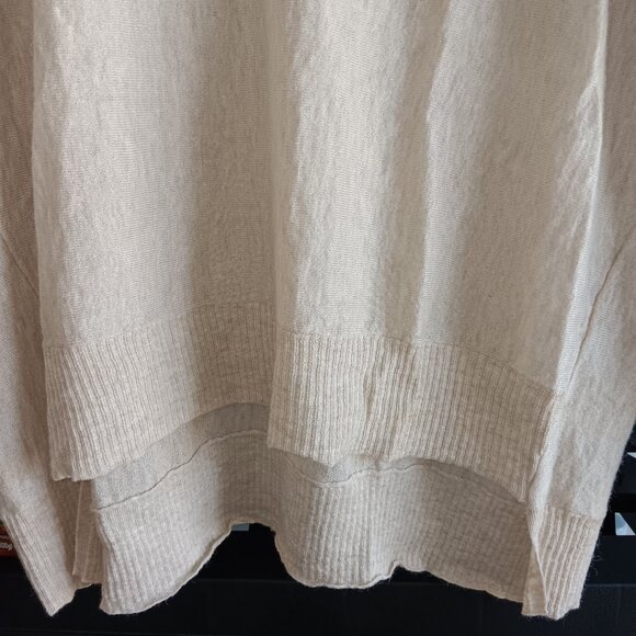 Eileen Fisher SP Oatmeal Light Sweater - Picture 2 of 5